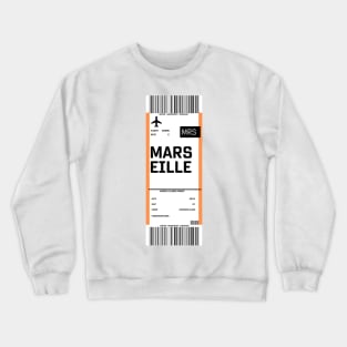 Boarding pass for Marseille Crewneck Sweatshirt